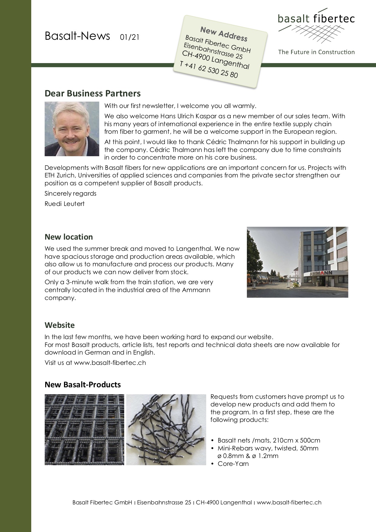 Basalt Newsletter 21-01